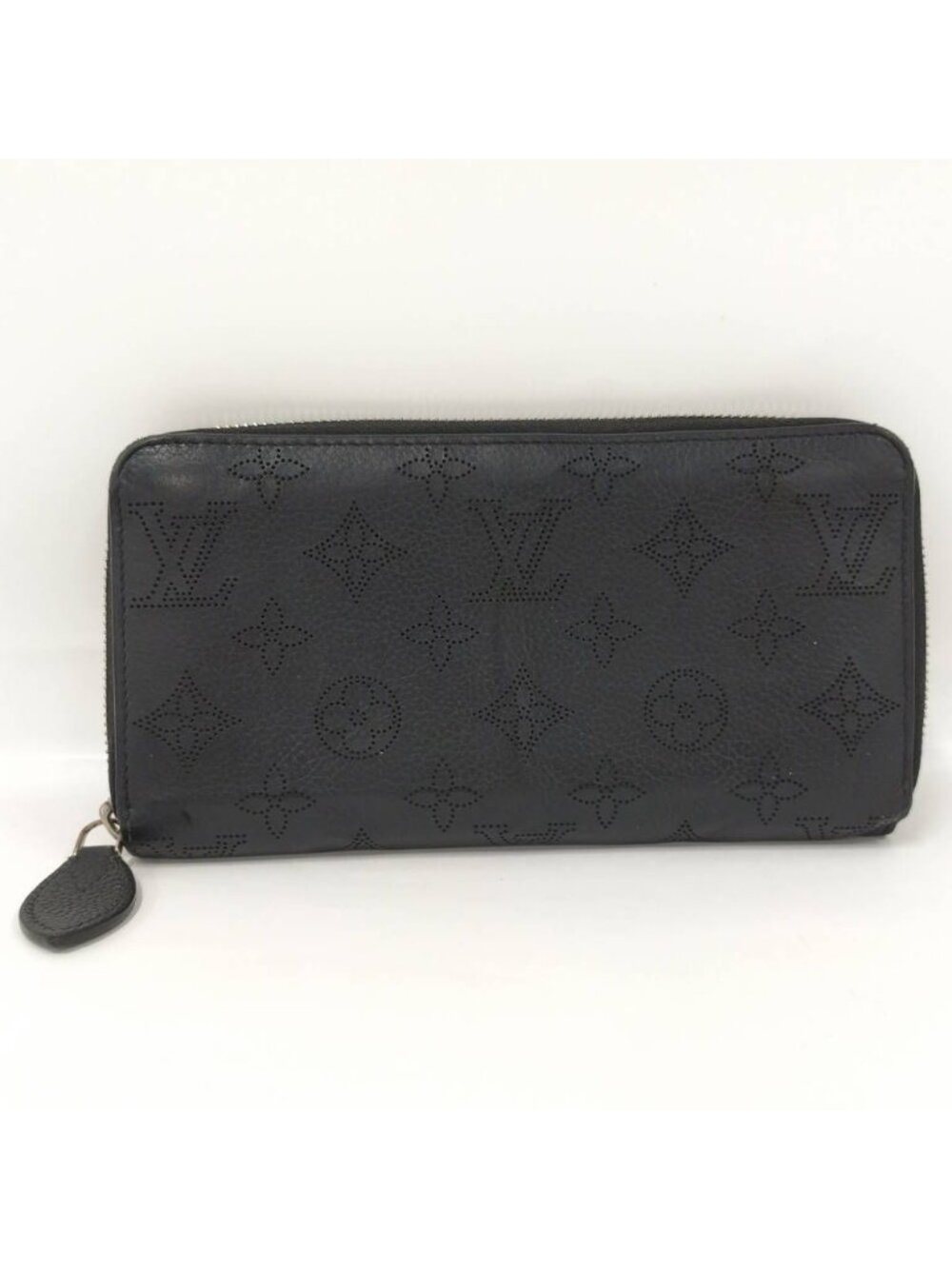 Louis Vuitton Zippy Wallet Monogram Mahina Black